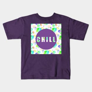 Chill In Purple Kids T-Shirt